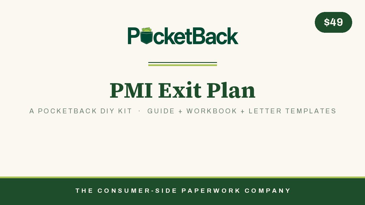 Mortgage Insurance (PMI) Cancellation Kit cover