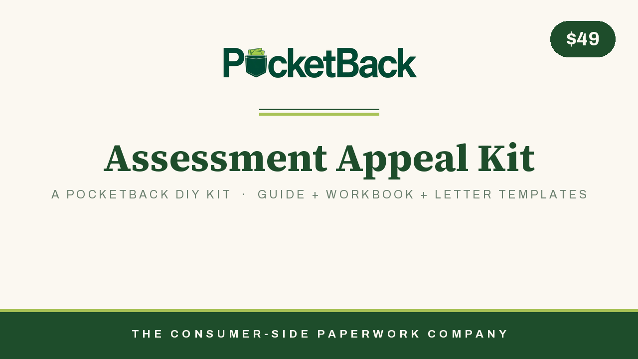 Property Tax Assessment Appeal Kit cover